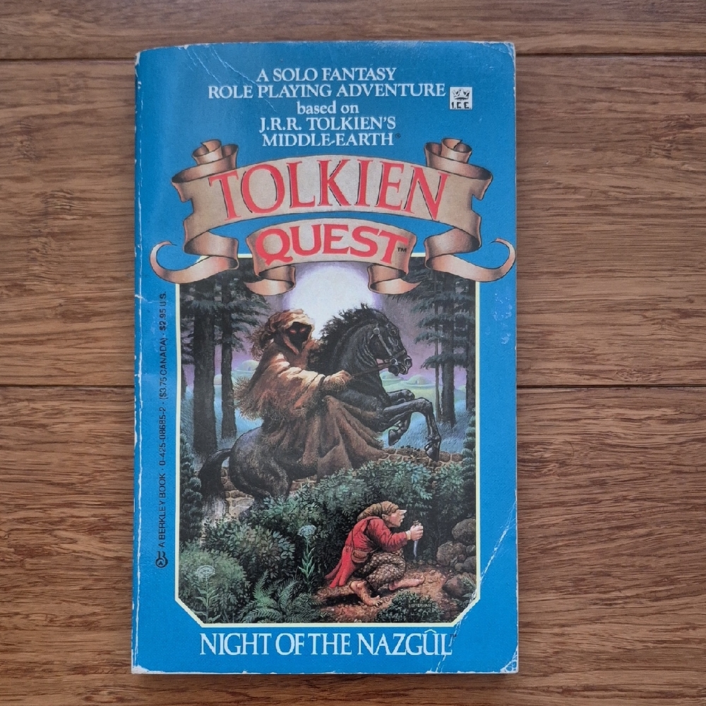 Tolkien Quest Night of the Nazgûl Book